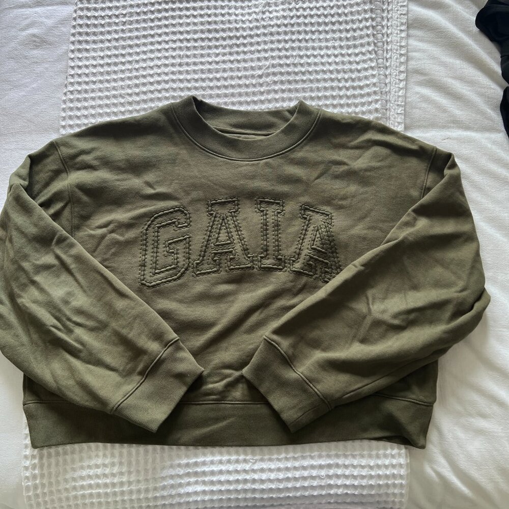 Gap x Cult Gaia Cropped Logo Sweatshirt - Picture 3 of 7